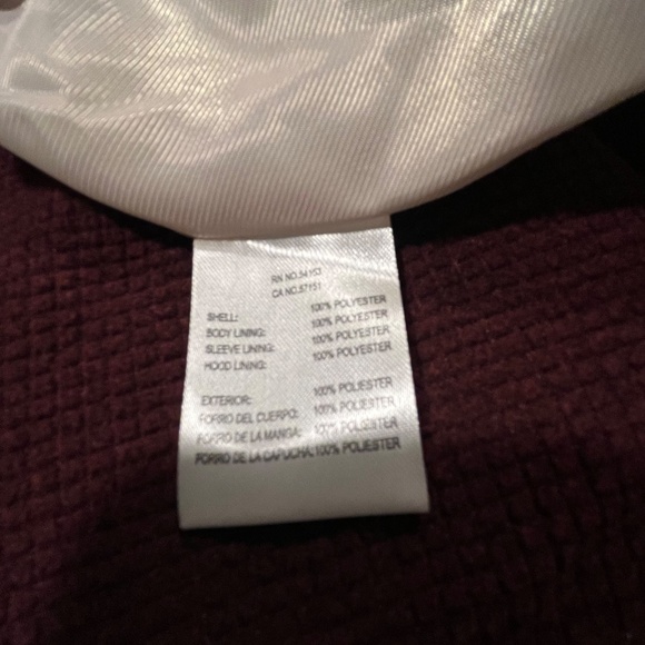 NWT Anne Klein Women's Ladies' Mid Weight Quilted Button Up Jacket, Red XXL 2XL - Picture 12 of 16